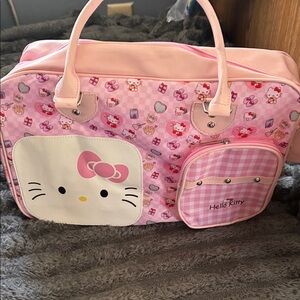 Hello Kitty Pink and White Patterned Bag